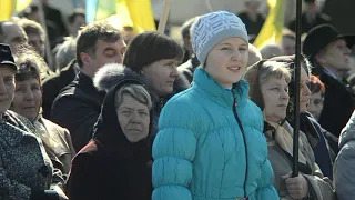 відкриття пам'ятника Тарасу Шевченку в Дубно