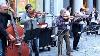 Classical Four piece found Busking in Brussels 5th August 2010