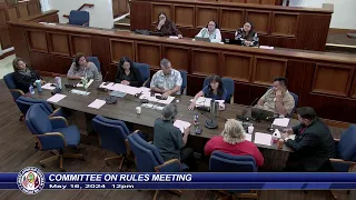 Committee on Rules Meeting - Senator Chris Barnett - May 16, 2024 12PM PT.2