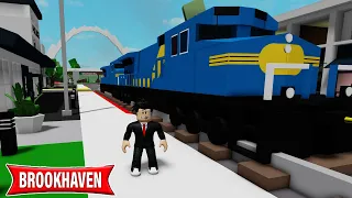 ANDEI NO NOVO TREM DO BROOKHAVEN RP (Roblox)