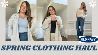 SPRING OLD NAVY CLOTHING HAUL | Mid-sized, Size Large/14