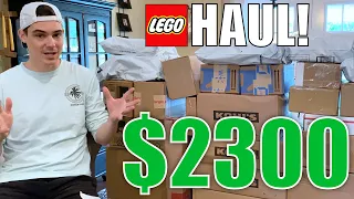 MASSIVE LEGO STAR WARS HAUL! (501st Battle Packs, RARE Sets, & More!)