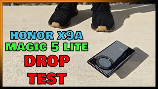 Honor X9a Magic 5 Lite 5G Drop Test. As Strong As Kunlun Glass?