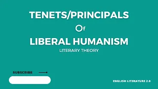 Tenets of Liberal Humanism in Hindi | Tenets of Liberal Humanism in Urdu #20