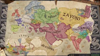 CK3 Timelapse but all starting rulers are immortal (867)