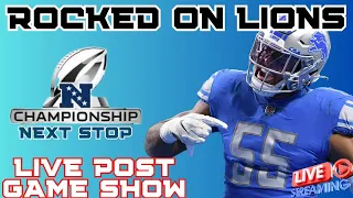 DETROIT LIONS POST GAME REACTION |  NFC CHAMPIONSHIP BOUND!