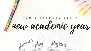 How I prepare for a new academic year - Back to school tips | studytee