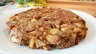 I cook every morning! You just have to mix everything! diet apple pie