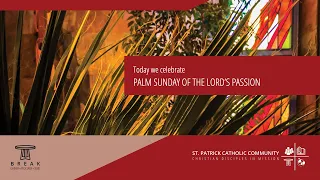 Mass - April 2, 2023 (Palm Sunday of the Lord's Passion)