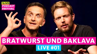 Teil 1: Bratwurst und Baklava mit Özcan Cosar und Bastian Bielendorfer LIVE | 1LIVE Podcastfestival