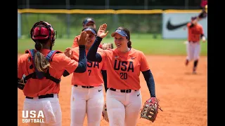 Team USA Softball vs Mexico Softball | 2019 International Cup of Softball | Full Game