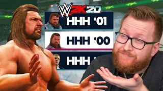 WWE 2K20 but everyone is Triple H in this tournament