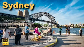 Sydney Australia Walking Tour - Circular Quay at Evening | 4K HDR