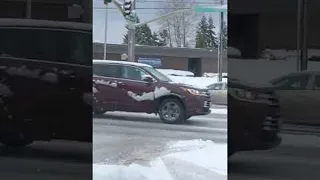Rear Wheel Drive Stuck on Ice || ViralHog