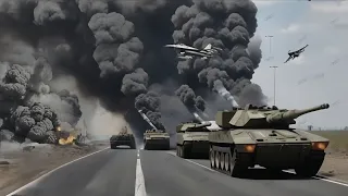 10 Minutes ago, when Ukraine's newest LEOPARD 2A6 ambushed and blew up a Russian T-90A | on the fron