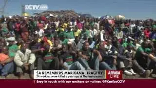 South Africa remembers Marikana tragedy