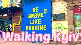 Kyiv Kreshchatyk - Walking Tour 2023 Part 5 Ukraine 4K HDR