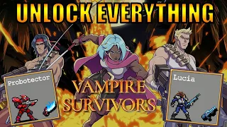 How to Unlock EVERYTHING in Vampire Survivors: Operation Guns