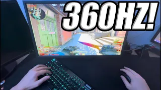 HOW IT FEELS TO PLAY WITH 360HZ - CS:GO POV