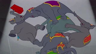 Elephants performing Pyramid of Pachyderms (But it is TF2 Dub)