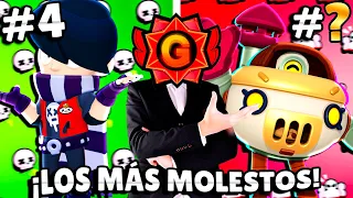 😡 LOS BRAWLERS MÁS MOLESTOS DE CADA MODO DE JUEGO EN BRAWL STARS!!