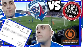 Chesterfield vs Maidenhead | 10 GAME UNBEATEN STREAK ENDED!!!