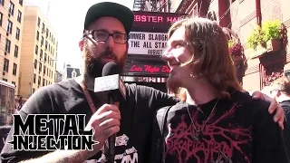 Vincent of THE ACACIA STRAIN Interviews SUMMER SLAUGHTER and ALL STARS Tour Bands | Metal Injection