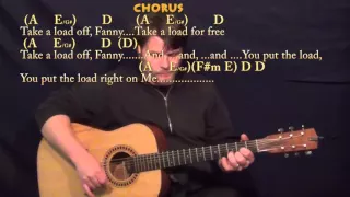The Weight (The Band) Guitar Lesson Chord Chart in A Major