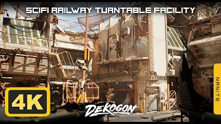 SciFi Railway Facility - Rust 5 (UE5) - 4K Version