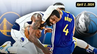 NBA TOP 10 HIGHLIGHTS | Golden State Warriors vs Dallas Mavericks | April 2, 2024 | Game Recap