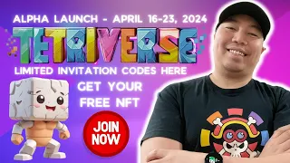 TETRIVERSE Alpha Launch | Get Your Limited Invite Codes And Free NFTs Here!