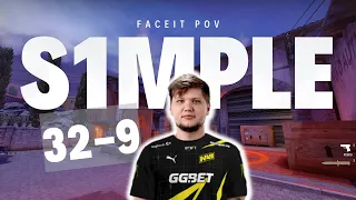 CSGO POV | s1mple 32K Inferno POV | June 18, 2023