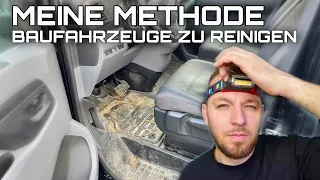 Extrem verschmutzte Baustellen Transporter - Fahrzeuge Reinigen/Aufbereiten wie ein Profi !