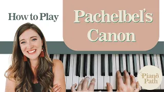 EASY PIANO Tutorial for Canon in D/Pachelbel’s Canon