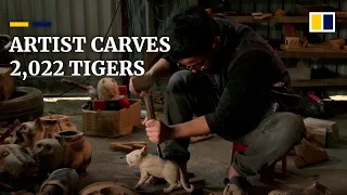 Vietnamese artist carves 2,022 tigers for Lunar New Year