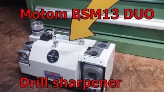 Drill sharpener: Motom BSM 13 DUO