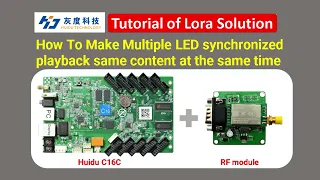 Huidu C16C: How To Make Multi LED Screens Synchronization with RF Module