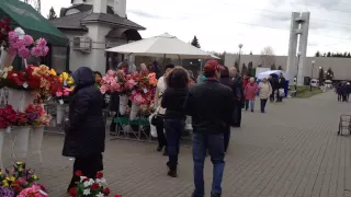 Николо   Архангельское кладбище   video 2