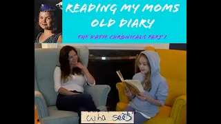 Ava reads my journal from when I was her age!