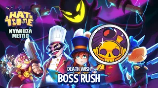 A Hat In Time - Boss Rush (Deathwish) / 1-Hit Hero Badge / No Deaths / No Timestop Hat