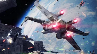 Star Wars Battlefront 2: 9 Minutes of Starfighter Assault Gameplay