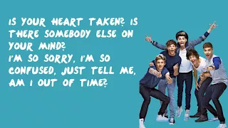 I Should Have Kissed You - One Direction (Lyrics)