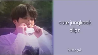 [HD] cute jungkook clips for edits