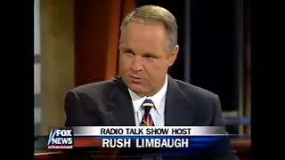 RUSH LIMBAUGH, 1999, FOX NEWS CHANNEL, THE EDGE WITH PAULA ZAHN