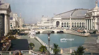 The 1893 Chicago World's Fair in Color using Artificial Intelligence