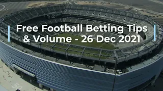 Free predictions, football betting Tips & volume today - 26/12/2021