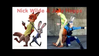 [BingBoong] ¡ Zootopia personajes en la vida real! Zootopia vida real