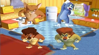 Tom and Jerry Movie Game For Kids - Funny War Game Cartoon - Big mouse,Cat and Lion