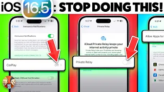 22 Things You Need To STOP Doing On Your iPhone [iOS 16.5]