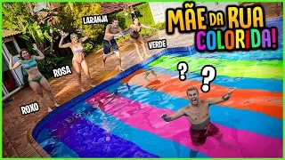 MÃE DA RUA COLORIDA NA PISCINA!! ( MINI GAME NOVO ) [ REZENDE EVIL ]